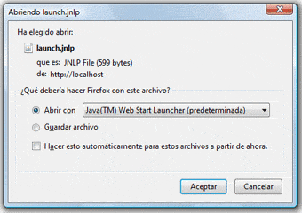 Agregar soporte para JNLP en servidor Apache |
