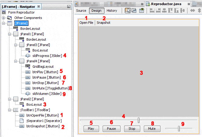 تشغيل ملفات الفيديوا المختلفة فى تطبيقات الجافا باستخدام المكتبة VLCJ Player_vclj