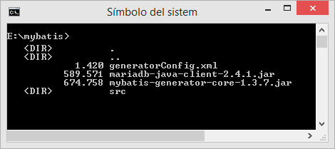 consola de comandos windows 8 y 10 para programación java
