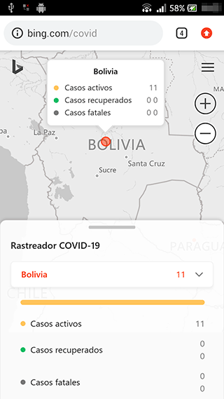app para celular pandemia bolivia